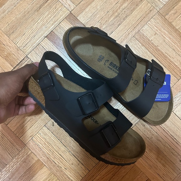 BNWT Birkenstock Milano BS in Black size 10 US Euro 43 - Picture 2 of 6